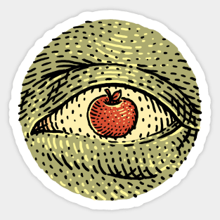 You Are the Apple of My Eyes Sticker